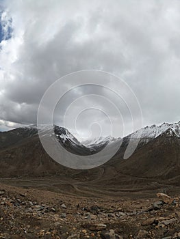 Khardung la Mountains, Himalayas Clouds, Ladakh photo