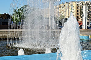 Kharkiv in the spring - fountains