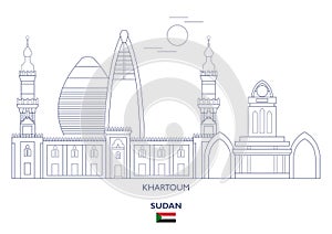Khartoum City Skyline, Sudan photo