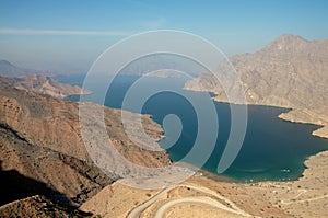 Khasab beach in Oman photo