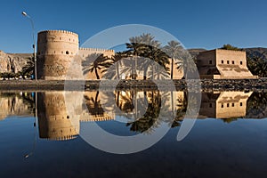 Khasab castle, Oman, Arabia photo