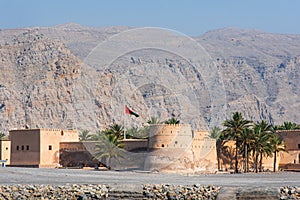 Khasab Fort in Musandam governorate of Oman