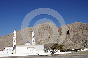 Khasab mosque oman photo