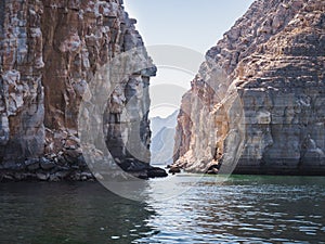Khasab. Oman Fjords. View from the boat