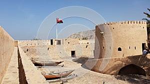 Khasab, Oman fortress in strait of Hormuz