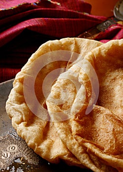 Khasta puri - Fried Indian bread with Carom seeds