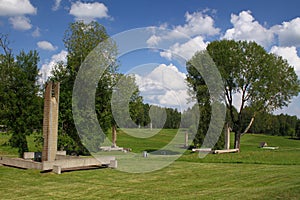 Khatyn memorial complex in Belarus