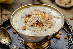 kheer payasam, dessert for eid al-fit festival celabration , Generative AI