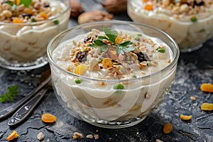 kheer payasam, dessert for eid al-fit festival celabration , Generative AI