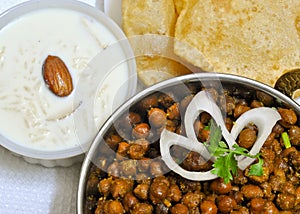 Kheer Puri and Chole photo