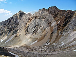 Aus a gletscher berge aus 