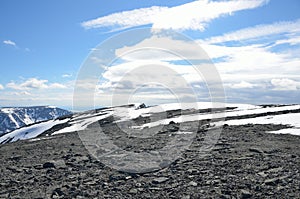 Khibiny, Kola Peninsula, top plateau of the mount Yudychvumchorr