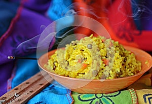 Khichdi khicri traditional Indian dish