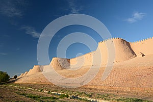 The walls. Itchan Kala. Khiva. Uzbekistan photo