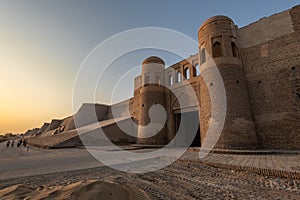 Khiva, Uzbekistan city wall fortress