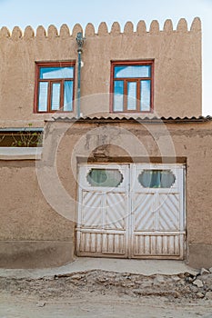 An adobe home in Khiva photo