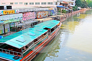 Saen Saep Canal And Express Boat, Bangkok, Thailand