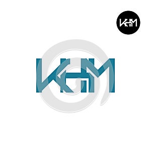 KHM Logo Letter Monogram Design
