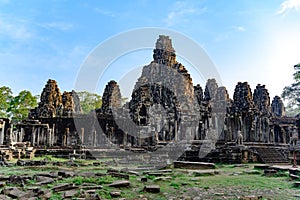 Khmer Temple of Angkor Thom, Cambodia. Angkor Thom was the last and most enduring capital city of the Khmer empire.