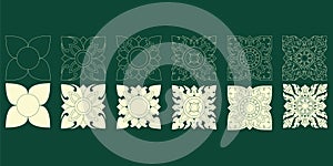 Khmer Traditional Art Ornament of Cambodia