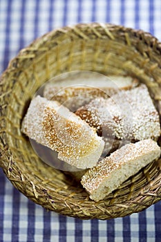 Khobz, fresh moroccan bread, Essouira