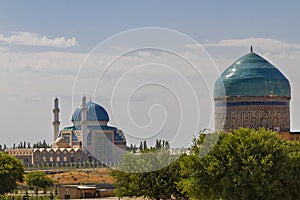 Khoja Ahmed Yasawi Mausoleum, Turkestan, Kazakhstan.