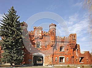 Kholm Gate of Brest-Litovsk fortres in Brest. Brest