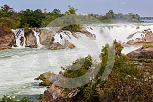 Khone Phapheng waterfall in Laos