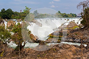 Khone Phapheng waterfall in Laos