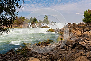 Khone Phapheng waterfall in Laos