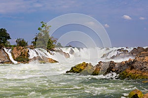 Khone Phapheng waterfall in Laos