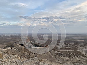 Khor Virap monastery, Armenia, dawn