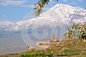 Khor Virap monastery and Mount Ararat, Armenia