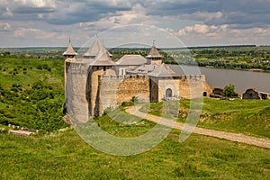 Khotyn Fortress medieval fortification complex in Ukraine