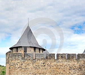 Khotyn medieval fortress in Ukraine. Ancient culture