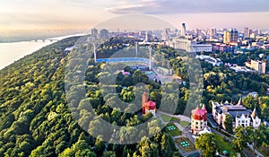 Khreshchatyi Park in Kiev, Ukraine