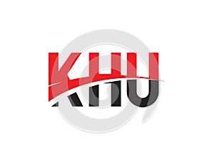 KHU Letter Initial Logo Design Vector Illustration photo