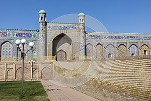 The Khudayar Khan Palace is the most popular landmarks of Fergana Valley. Kokand, Uzbekistan.