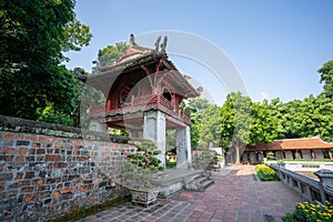 Khue Van Cac pavilion in Temper of Literature  Van Mieu  - Vietnam first national university, was built in 1070