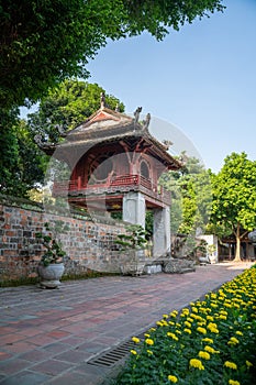 Khue Van Cac pavilion in Temper of Literature  Van Mieu  - Vietnam first national university, was built in 1070