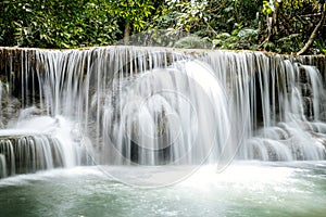 Khuean Srinagarindra National Park, Huay Mae Khamin Waterfalls, in Kanchanaburi, Thailand