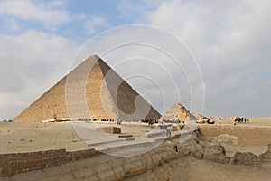 Khufu pyramid.