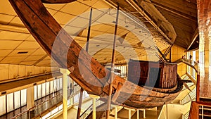 The Khufu ship is an intact full-size vessel from Ancient Egypt