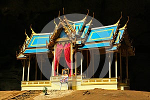 Khuha Kharuehat Pavilion, Phraya Nakhon Cave, Khao Sam Roi Yot National Park, Thailand photo