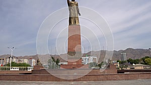 Khujand Ismoil Somoni Statue 