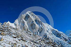 Khumbu glacier Everest base camp, EBC Nepal