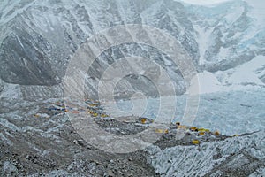 Khumbu glacier, Himalaya mountains, Nepal