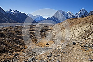 Khumbu Glacier Valley