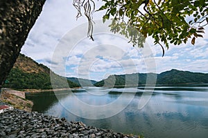 Khun Dan Prakan Chon Dam, Nakhon Nayok Province, Thailand