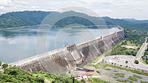 Khun Dan Prakan Chon dam in Nakonnarok province